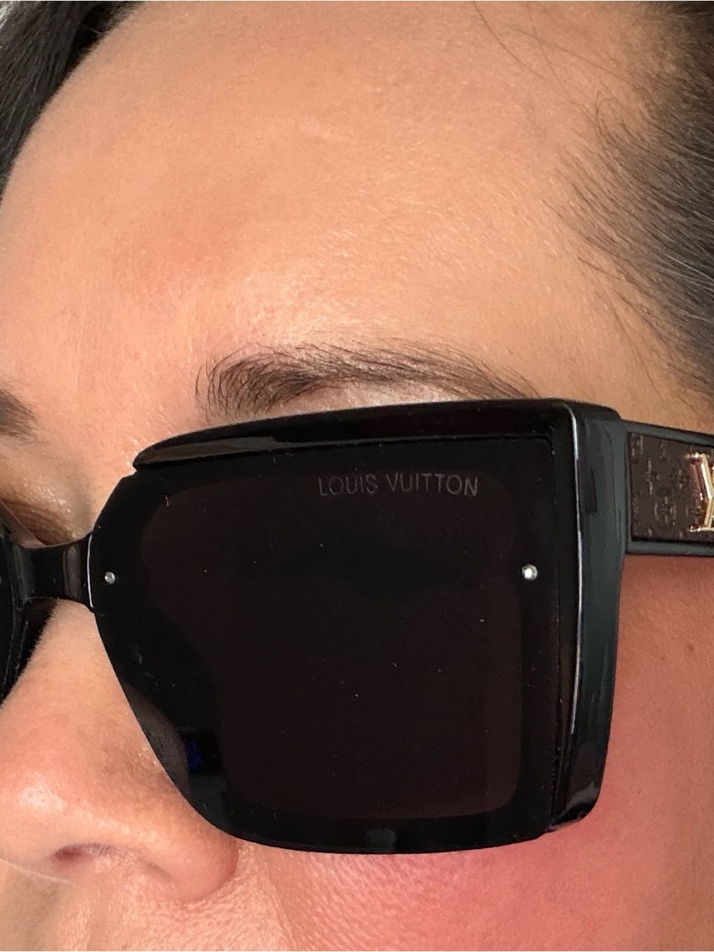 Black Oversized Square Sunglasses